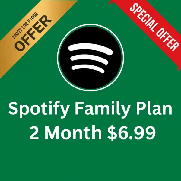 Spotify Family Plan (New Account Only) Price - 2 Month $6.99